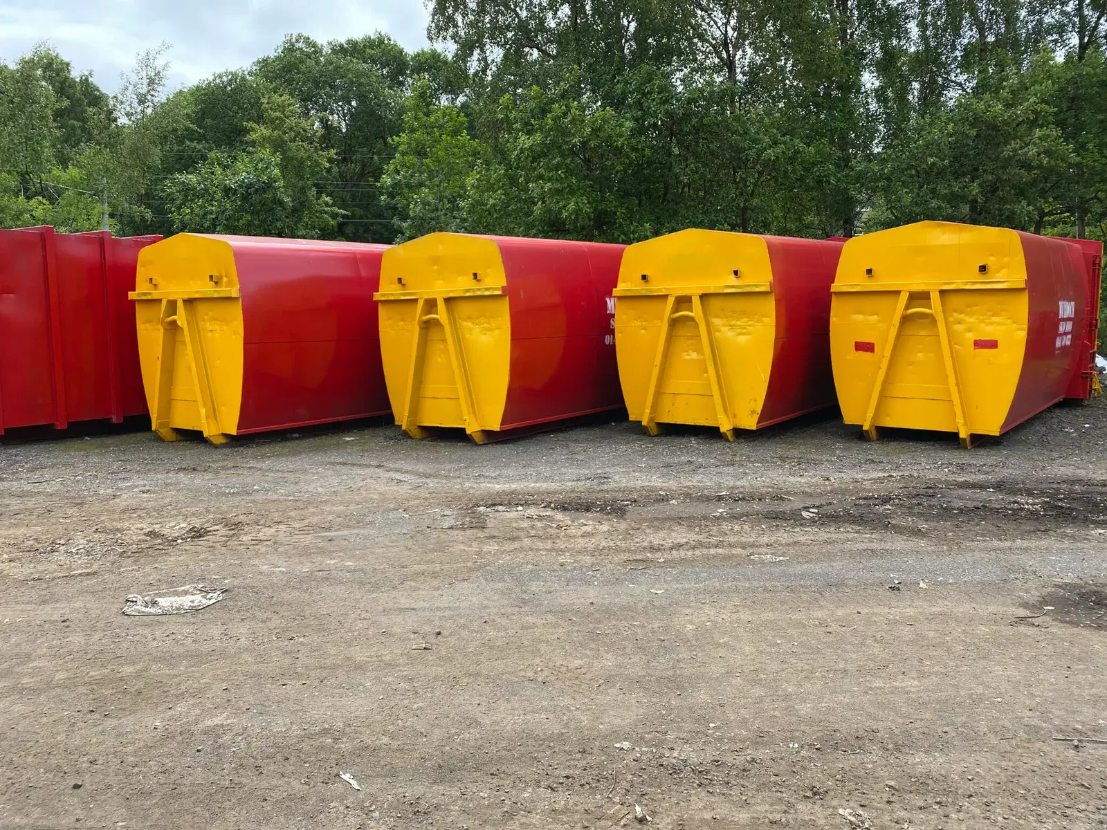 part exhange containers ready for delivery